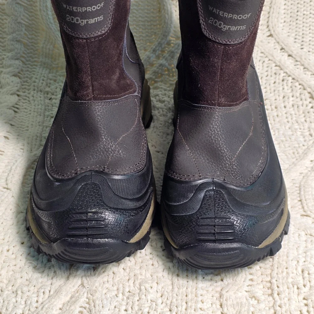 Columbia Bugaboot II Winter Snow Boots Brown Waterproof 200g Insulated Mens 11
